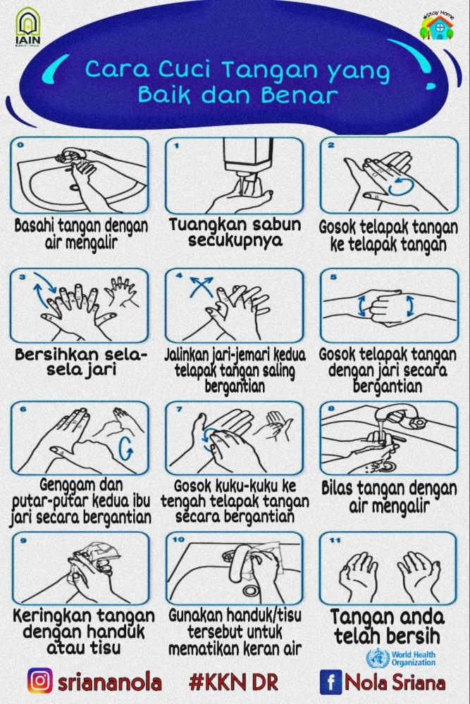 12 Cara Cuci Tangan Yang Baik Dan Benar Standar Who Halaman All Kompasiana Com