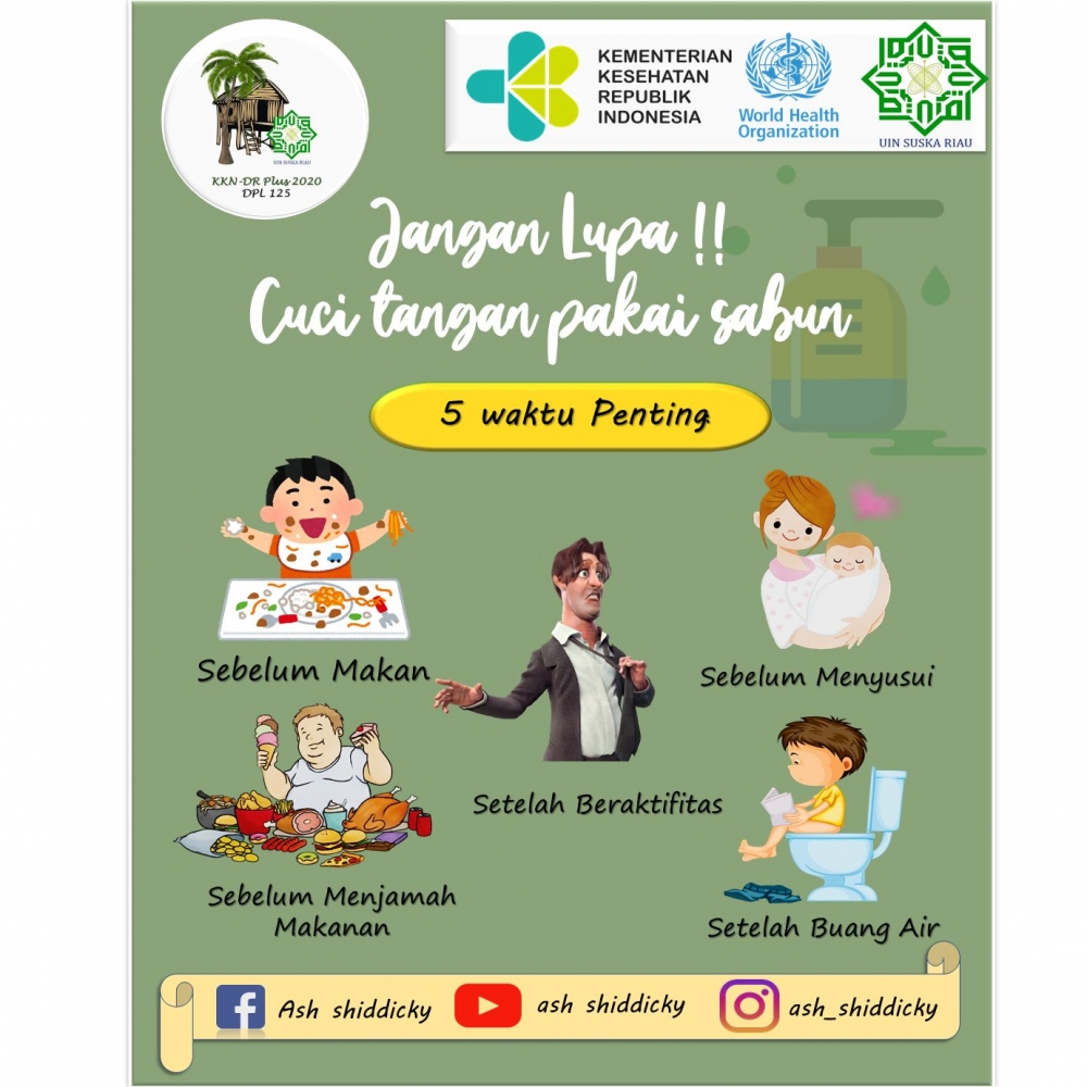 Jangan Lupa Cuci Tangan di 5 Waktu Penting Ini dengan Jangan Lupa Cuci Tangan di 5 Waktu Penting Ini dengan