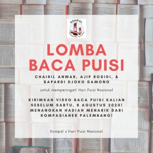 Kompal Adakan Lomba Baca Puisi di Hari Puisi Nasional  Kompal Adakan Lomba Baca Puisi di Hari Puisi Nasional
