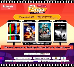 Sinergi Komunitas, Ketapels Nobar ala 80-an di "Drive in Senja Alam Sutera" Sinergi Komunitas, Ketapels Nobar ala 80-an di "Drive in Senja Alam Sutera"