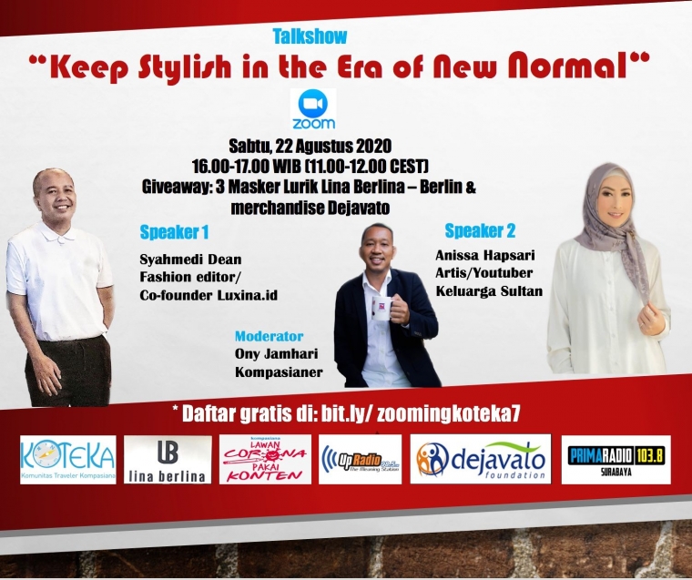 Mari Bung Dan Nona Ikut Koteka Zoom Bersama Syahmedi Dean Dan Anissa Hapsari Kompasiana Com