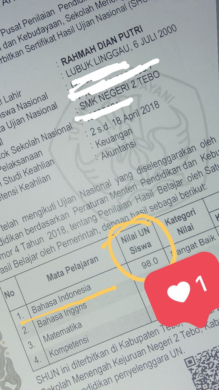 Cara Mendapatkan Nilai Un Ujian Nasional Bahasa Indonesia Yang Tinggi 98 Halaman 1 Kompasiana Com
