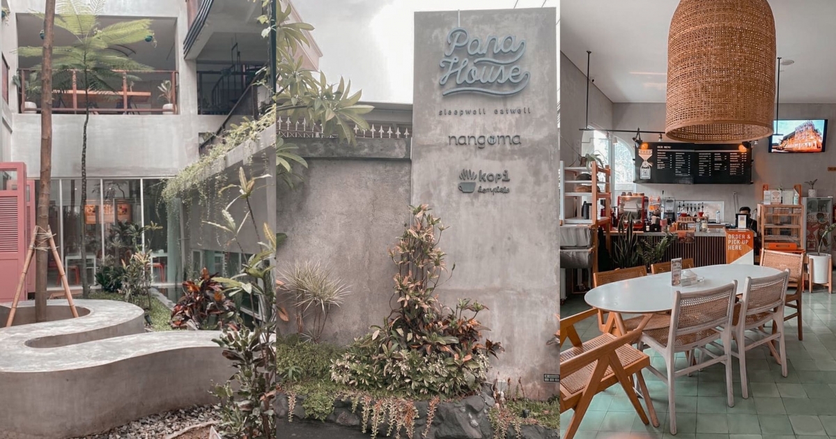 Pana House Cafe Guest House Aesthetic di Surabaya