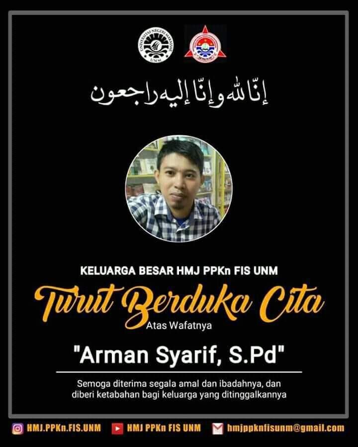 Kompasianer Arman Syarif Telah Pergi Selamanya Halaman 2 Kompasianer Arman Syarif Telah Pergi Selamanya Halaman 2