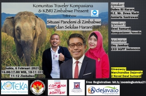 Ikut Jalan-Jalan ke Zimbabwe lewat Zoom Sabtu Ini, Yuk! Ikut Jalan-Jalan ke Zimbabwe lewat Zoom Sabtu Ini, Yuk!