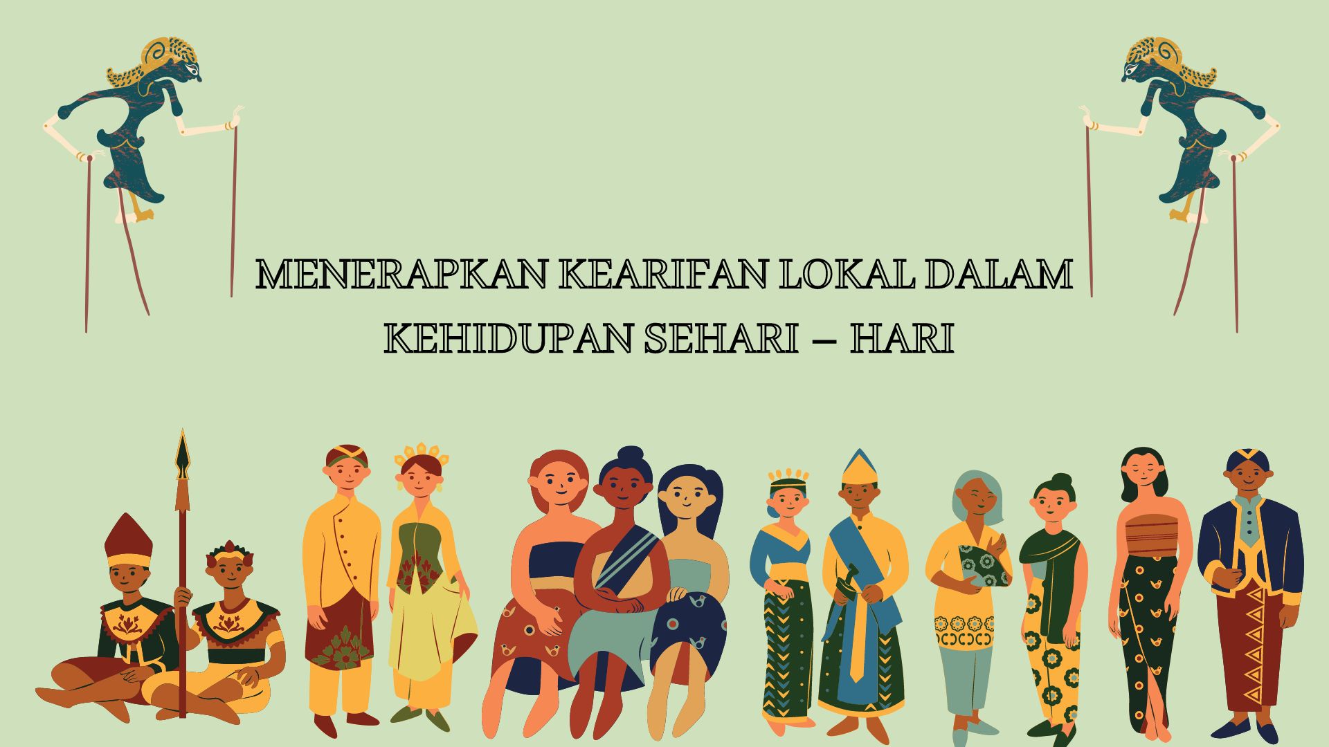 Menerapkan Kearifan Lokal Dalam Kehidupan Sehari-hari Halaman 1 ...