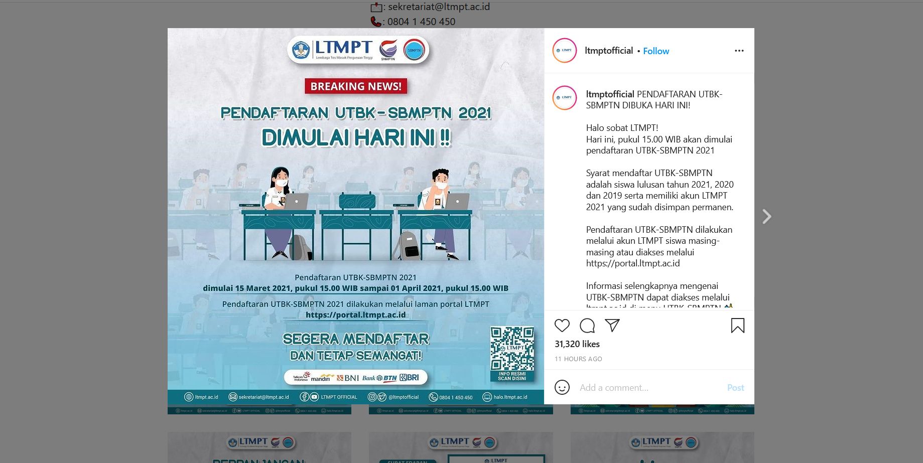 Pendaftaran Sbmptn 2021 Sudah Dibuka Yuk Perhatikan Syarat Dan Cara Pendaftarannya Halaman All Kompasiana Com