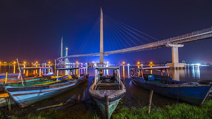 Konstruksi Elok Jembatan Gentala Arasy Kota Jambi Kompasiana Com