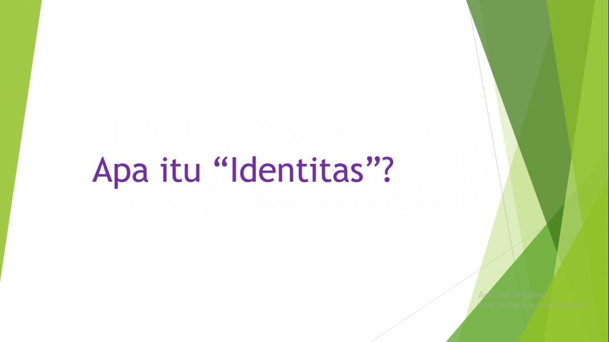 Apa Itu Identitas Diri Apa Itu Identitas Diri