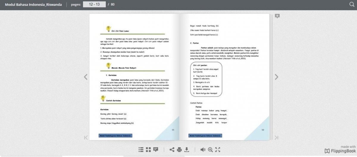 Modul Digital Sebagai Alternatif Bahan Ajar di Masa Pandemi