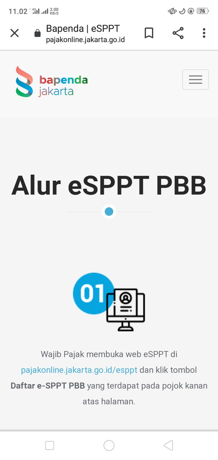 Artikel Sri Patmi: Langkah Pendaftaran E-SPPT PBB P2 DKI Jakarta ...