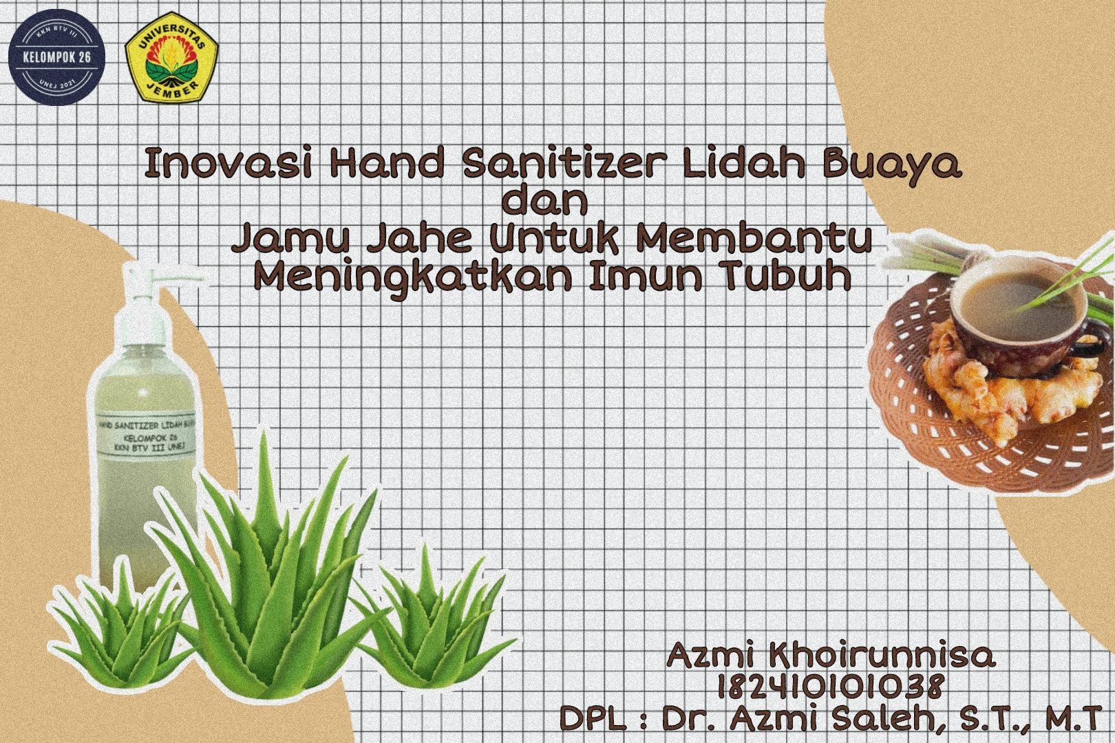 Inovasi Hand Sanitizer Dari Lidah Buaya Dan Jamu Jahe Untuk ...