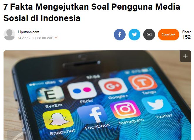 Fakta Media Sosial, Apa Saja Ya? Halaman 1 - Kompasiana.com