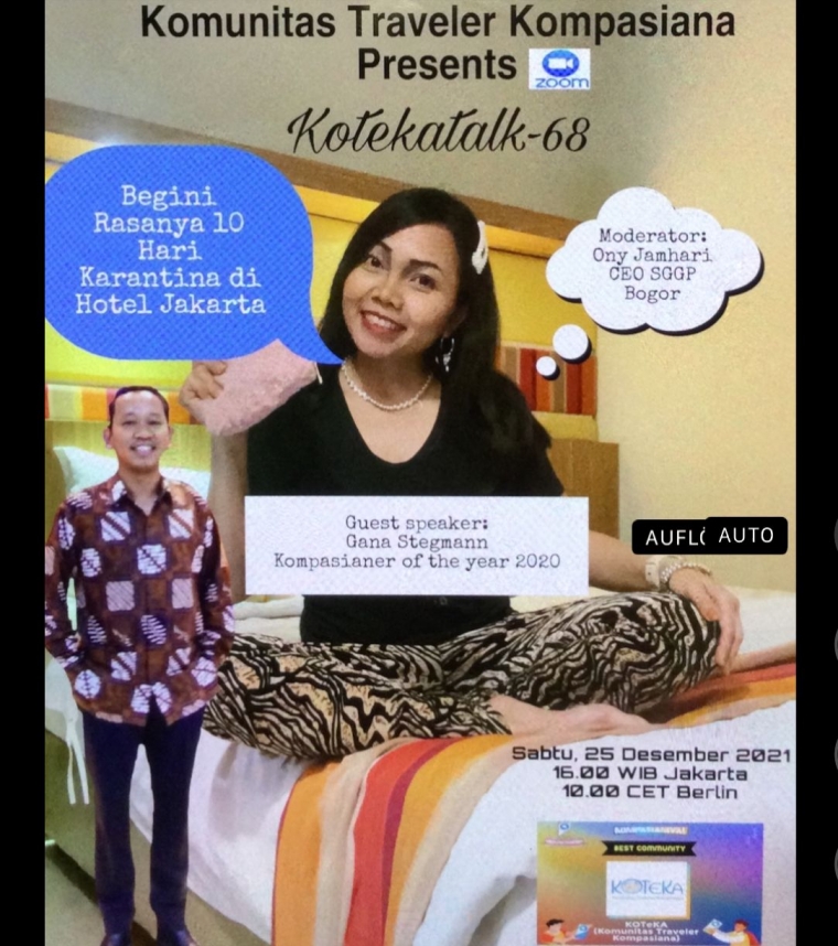 Simak Talkshow Mengupas Karantina 10 Hari di Hotel Jakarta Selama Pandemi, Yuk!