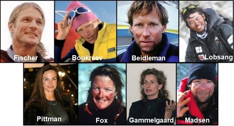 5 мая 1996. Роб Эверест 1996 Букреев. Эверест 1996 Скотт Фишер.