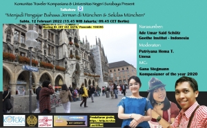 Simak Kotekatalk-75: Menjadi Pengajar Bahasa Jerman di Muenchen dan Sekilas Muenchen Simak Kotekatalk-75: Menjadi Pengajar Bahasa Jerman di Muenchen dan Sekilas Muenchen
