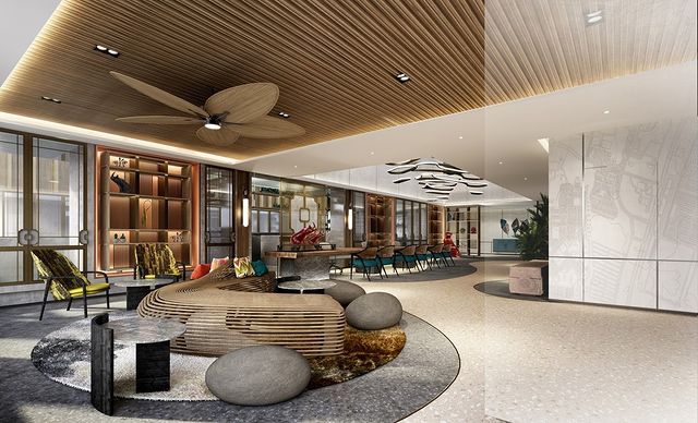 Desain hospitality aksen lokal Indonesia