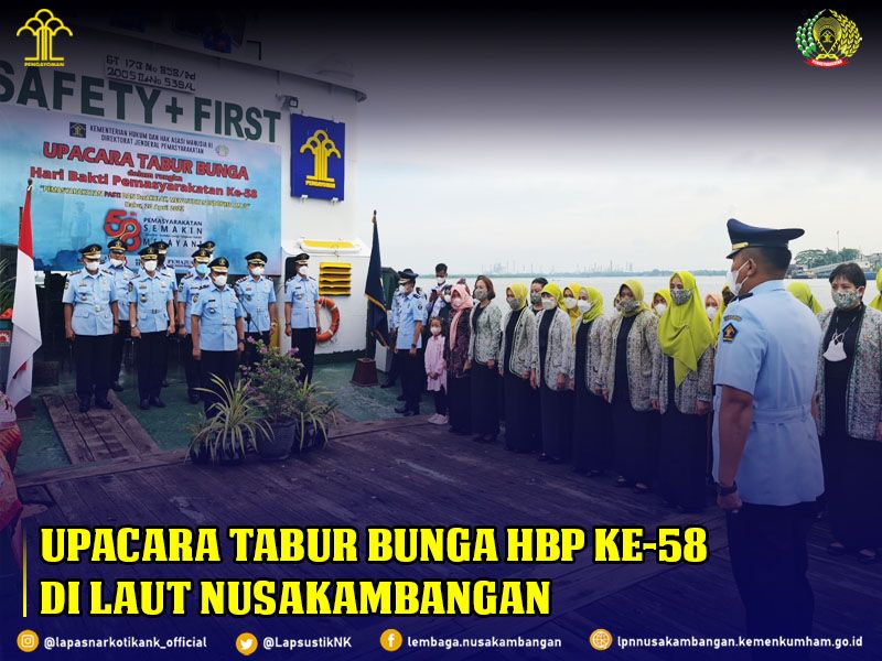 Upacara Tabur Bunga HBP Ke-58 Di Laut Nusakambangan Halaman 1 ...