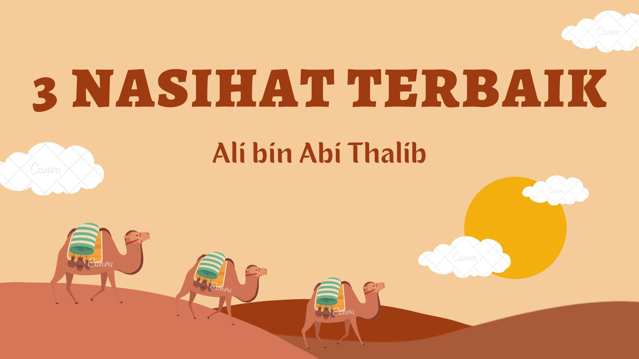 3 Nasihat Terbaik Ali Bin Abi Thalib (radhiallahu Anhu) Halaman 1 ...