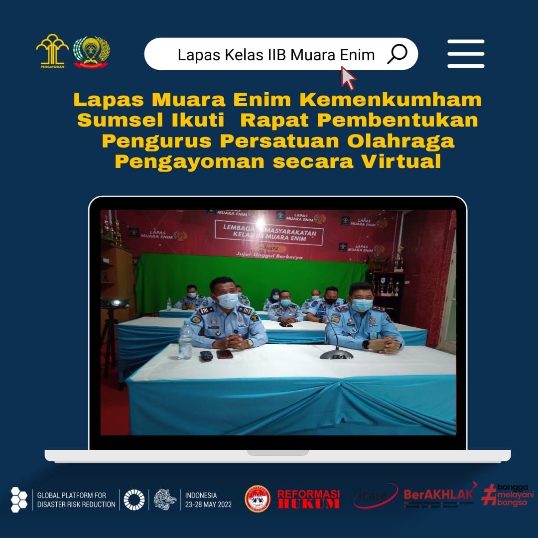 Kalapas Muara Enim Herdianto Beserta Jajaran Ikuti Rapat Virtual ...