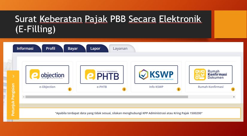 K11_Surat Keberatan Pajak PBB Secara Elektronik (E-Filling) Halaman All ...