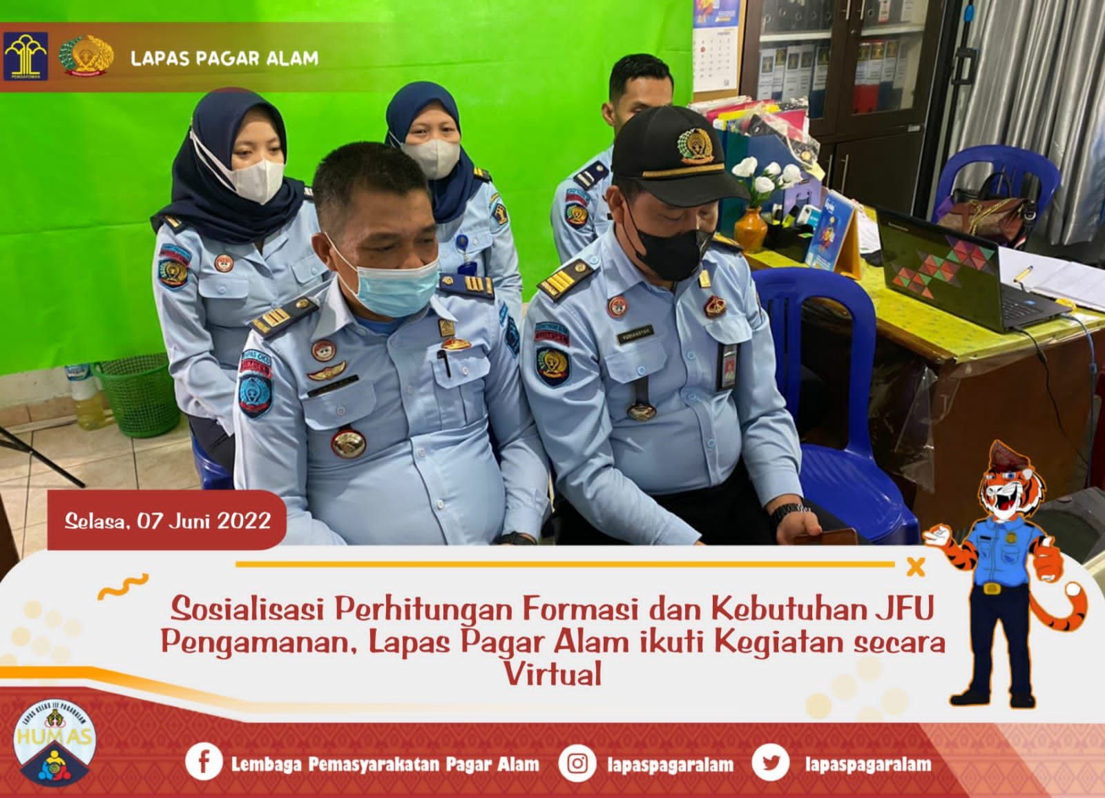 Lapas Pagar Alam Mengikuti Kegiatan Sosialisai JFU Pembina Keamanan ...