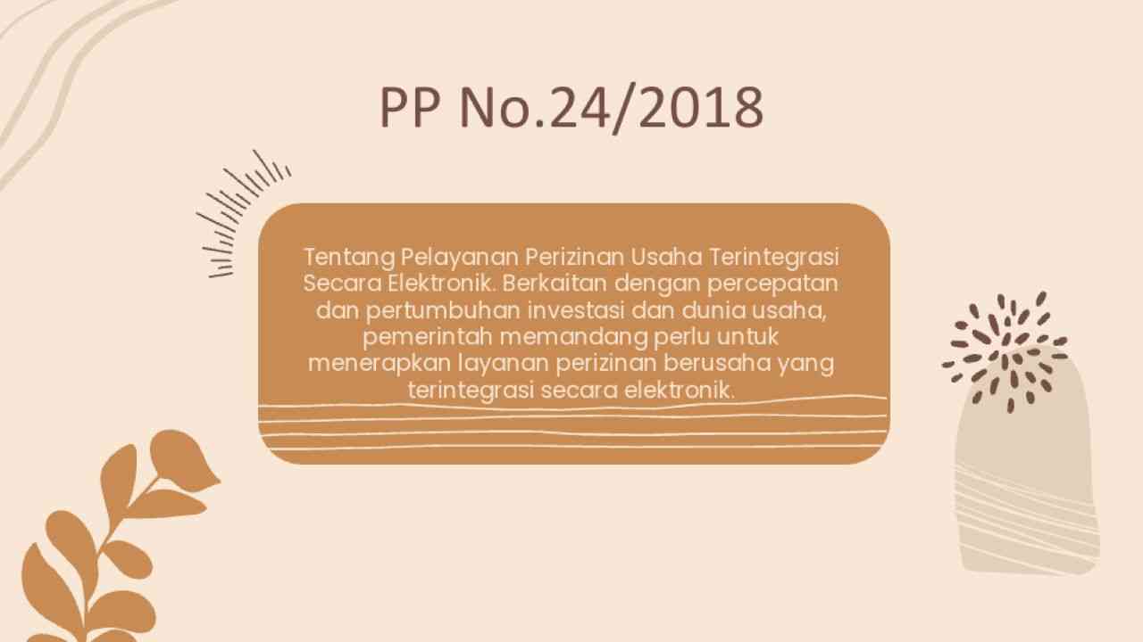 K14_Contoh Cara Menerapkan PP 24 Tahun 2018 Tentang Pelayanan Perizinan ...