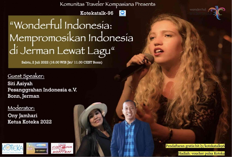 Simak Wonderful Indonesia: Mempromosikan Indonesia di Jerman Lewat Lagu