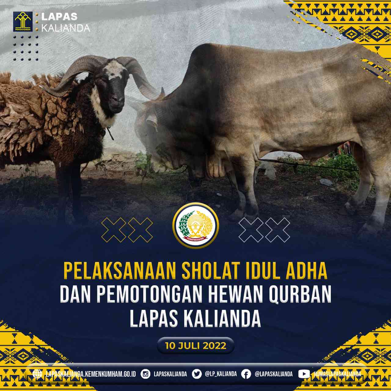 Perayaan Hari Raya Idul Adha 1443 H Di Lapas Kalianda Halaman 1 ...