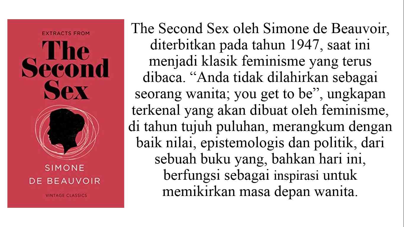 Apa Itu The Second Sex? (IV) Halaman 1 - Kompasiana.com