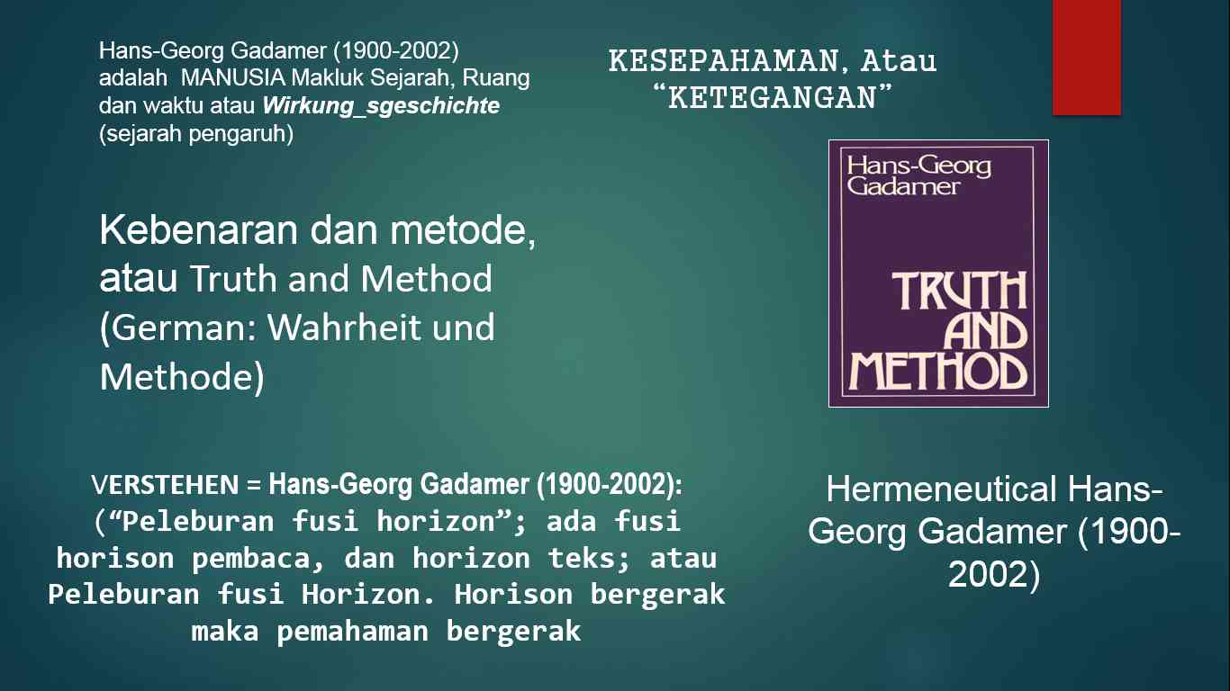 Apa Itu Hermeneutika Gadamer Dan Neoplatoninsme (V) Halaman All ...