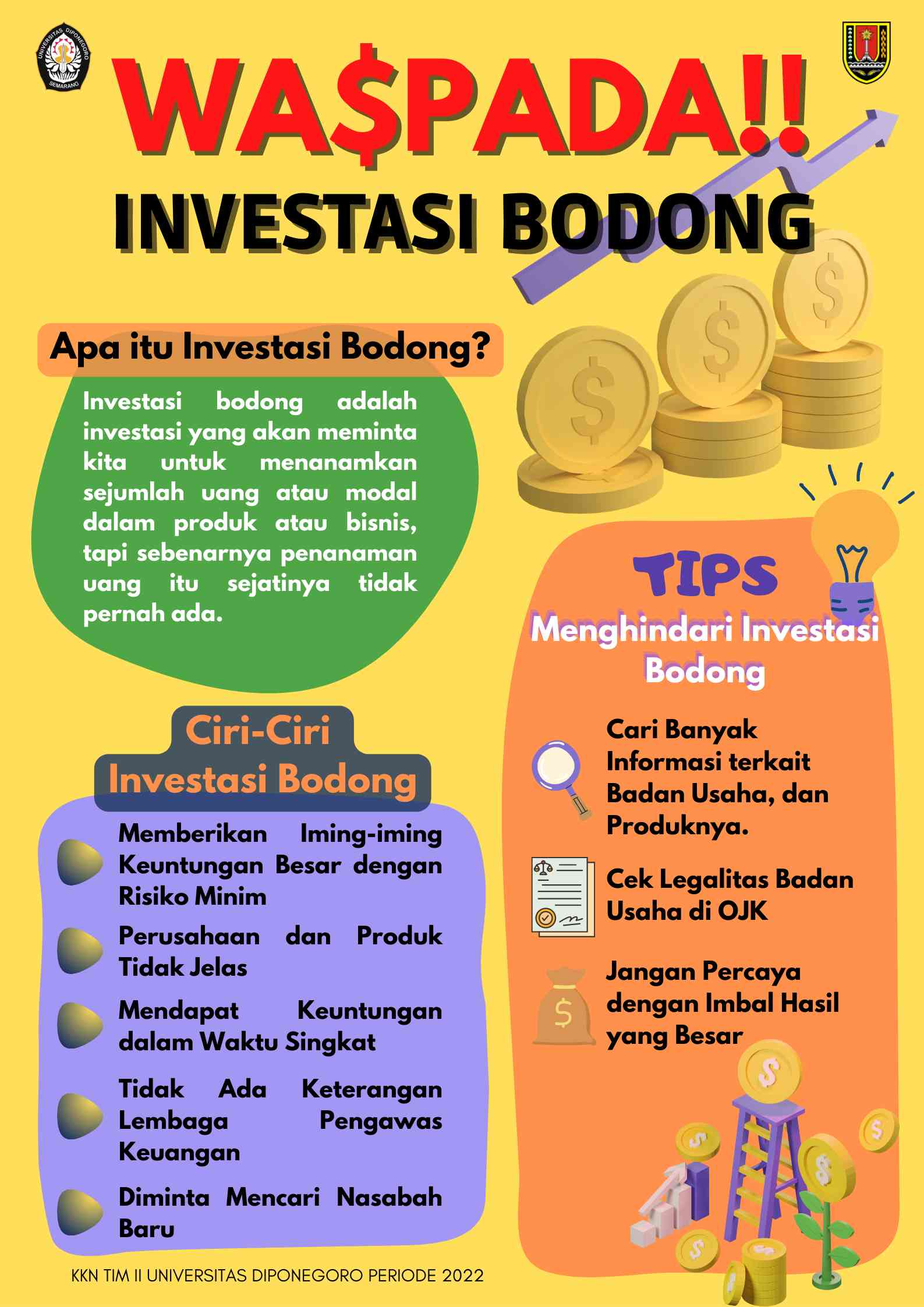 Mahasiswa KKN Tim II UNDIP Berikan Edukasi Waspada Investasi Bodong ...