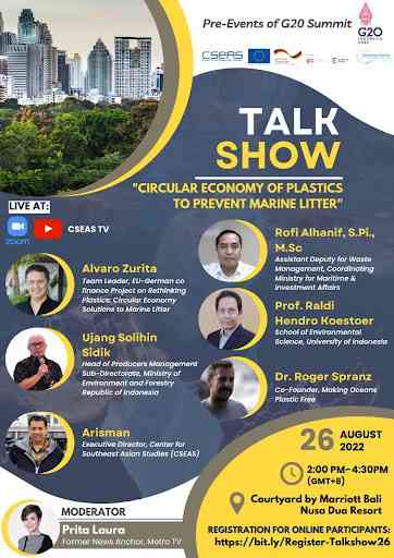 CSEAS Akan Gelar 'Talk Show' Tentang Ekonomi Sirkular Plastik Di Bali ...