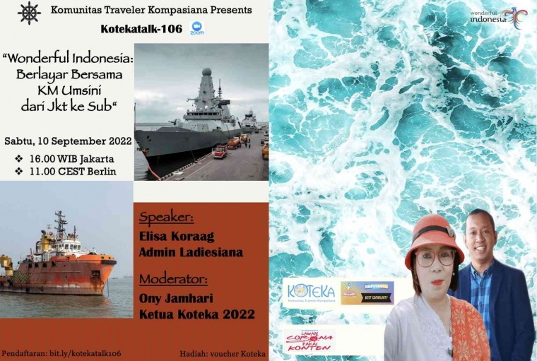 Kotekatalk-106: Berlayar bersama KM Umsini dari Jakarta ke Surabaya