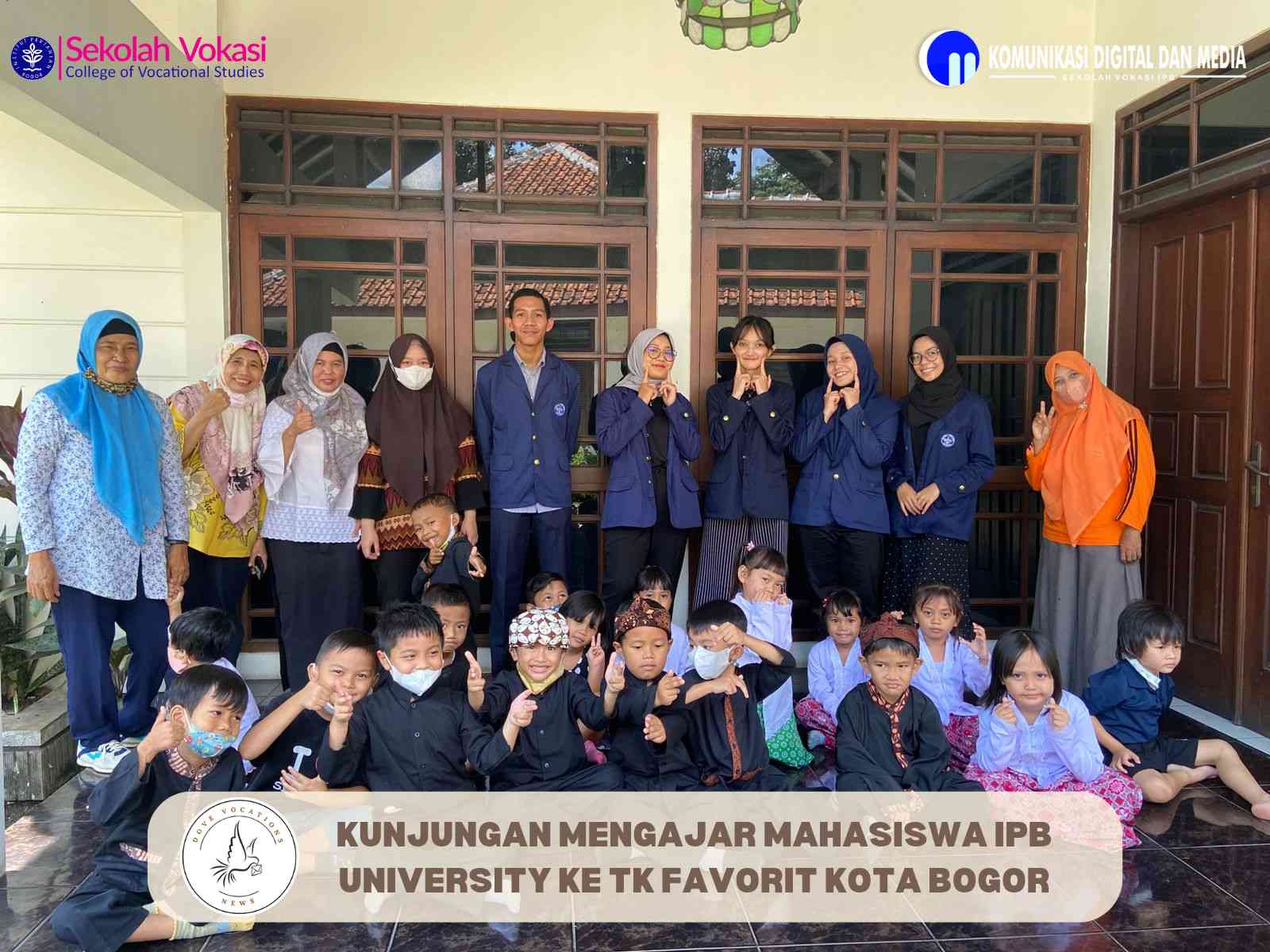 Kunjungan Mahasiswa Sekolah Vokasi Universitas IPB Ke TK Favorit, Kota ...