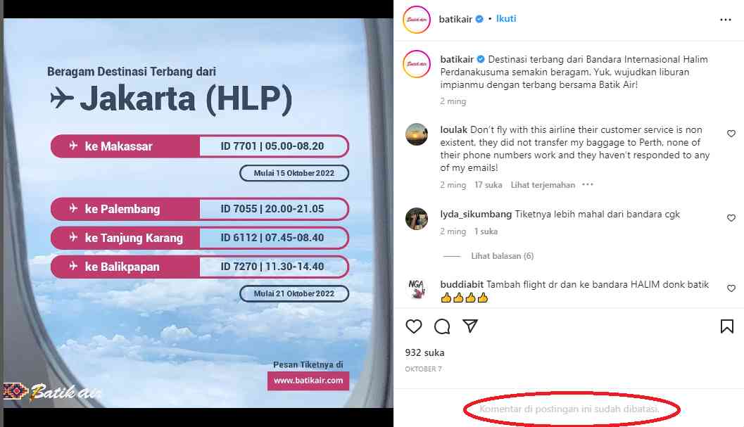 Kualitas Pelayanan Maskapai Penerbangan Batik Air - Kompasiana.com