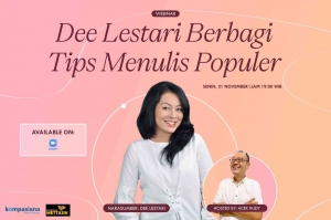 Webinar Mettasik: Dee Lestari Berbagi Tips Menulis Populer Webinar Mettasik: Dee Lestari Berbagi Tips Menulis Populer