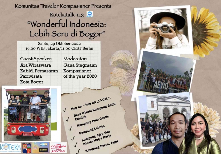 Kotekatalk-113 "Wonderful Indonesia: Lebih Seru di Kota Bogor"