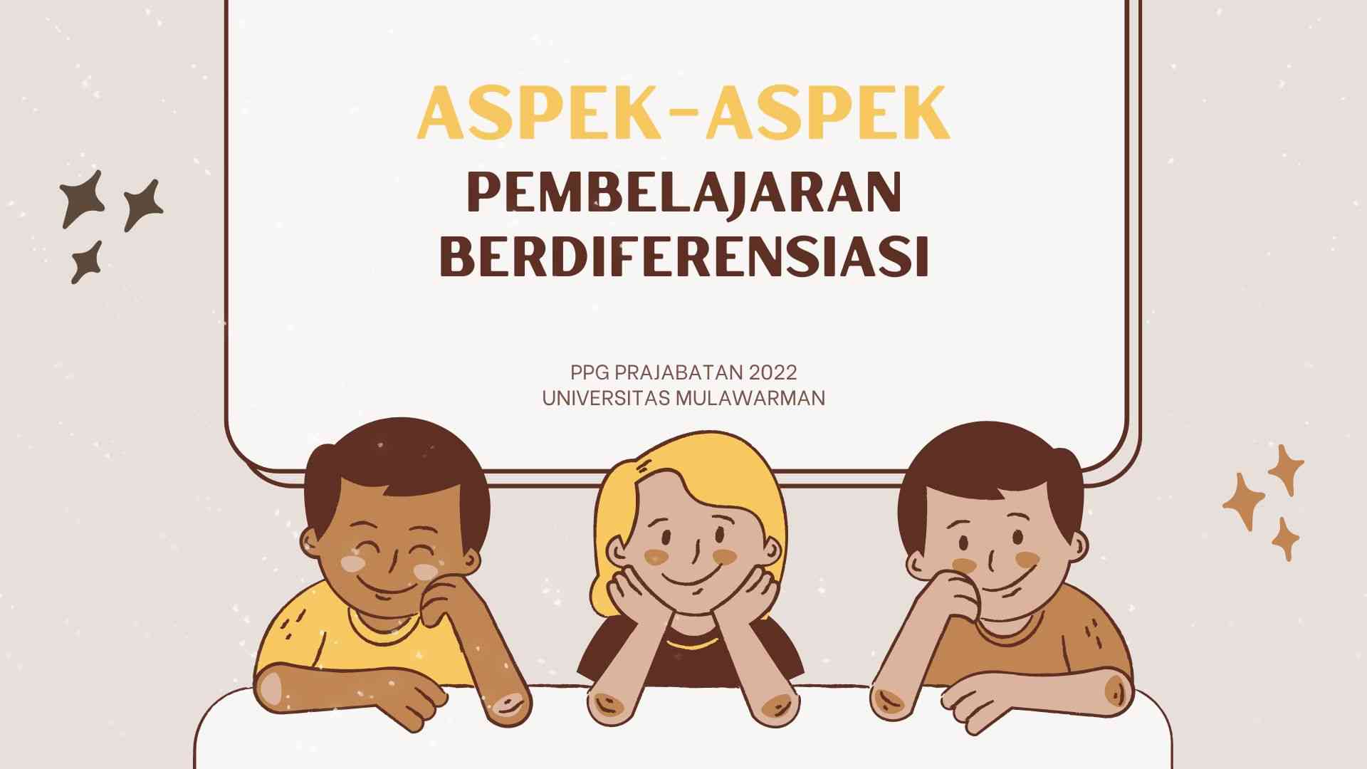 Pembelajaran Berdiferensiasi, Aspek Dan Strategi Pembelajaran Halaman 1 ...