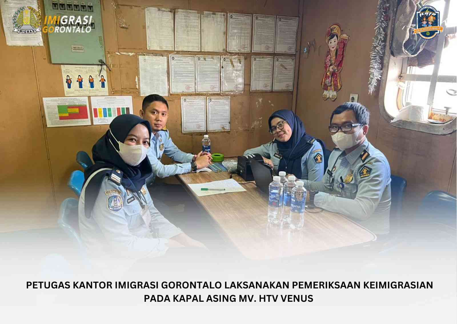 Petugas Kantor Imigrasi Gorontalo Laksanakan Pemeriksaan Keimigrasian ...