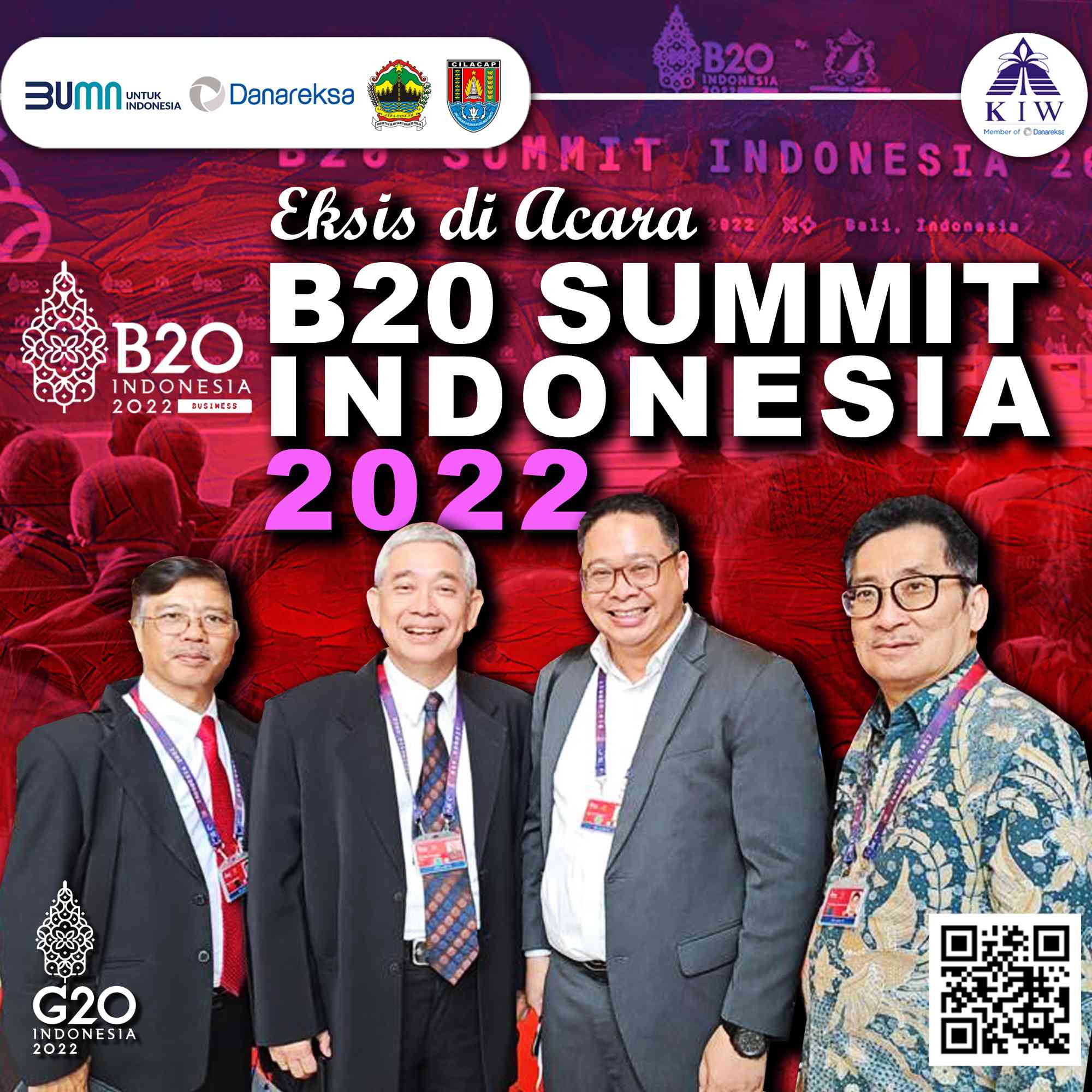 KIW Menjadi Salah Satu Peserta B20 Summit Indonesia Di Bali, Antusiasme ...