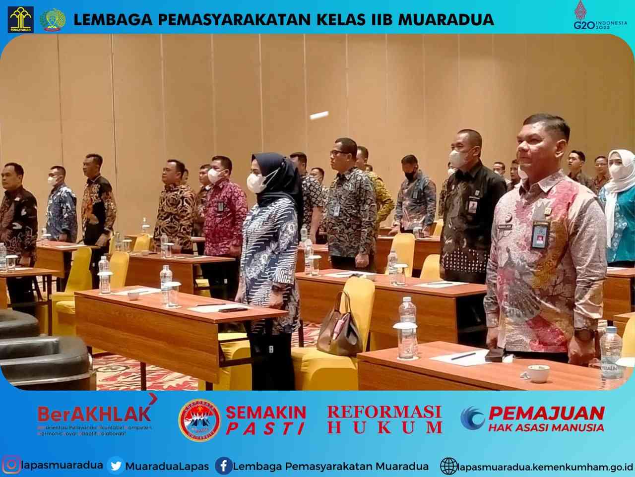 Kalapas Muaradua Kemenkumham Sumsel Ikuti Sosialisasi Teknis ...