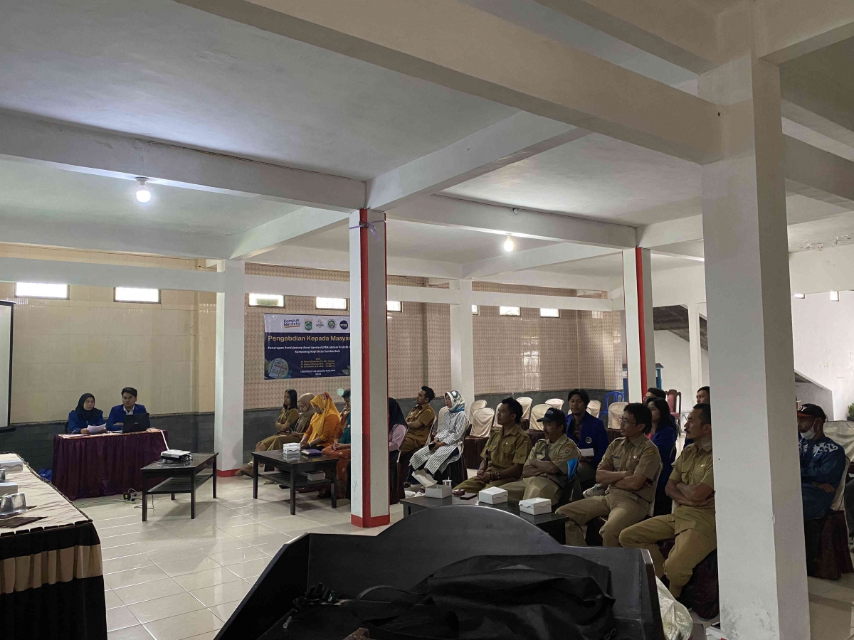 Pendampingan Digital Marketing Terhadap Pelaku UMKM Desa Sumberdem Melalui Media Sosial dan E-Commerce Pendampingan Digital Marketing Terhadap Pelaku UMKM Desa Sumberdem Melalui Media Sosial dan E-Commerce