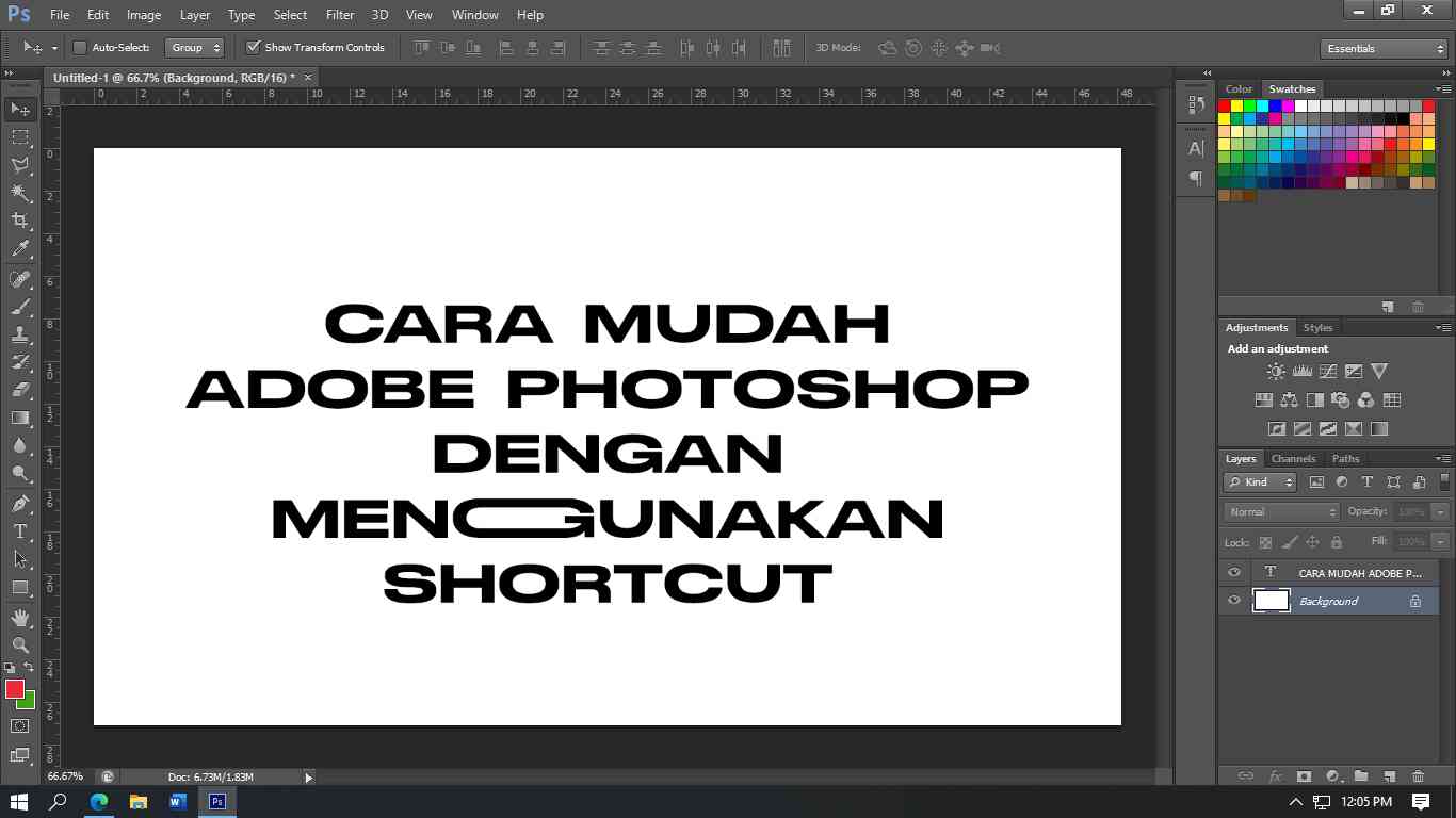 Kumpulan Shortcut Adobe Photoshop Yang Sering Digunakan Halaman 1 ...