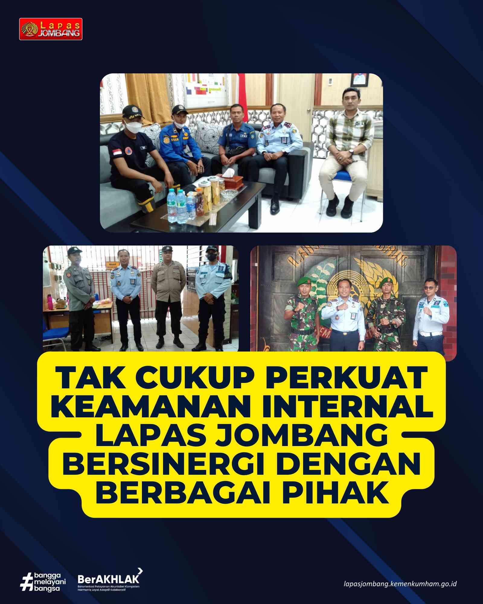 Tak Cukup Perkuat Keamanan Internal, Lapas Jombang Kanwil Kemenkumham ...