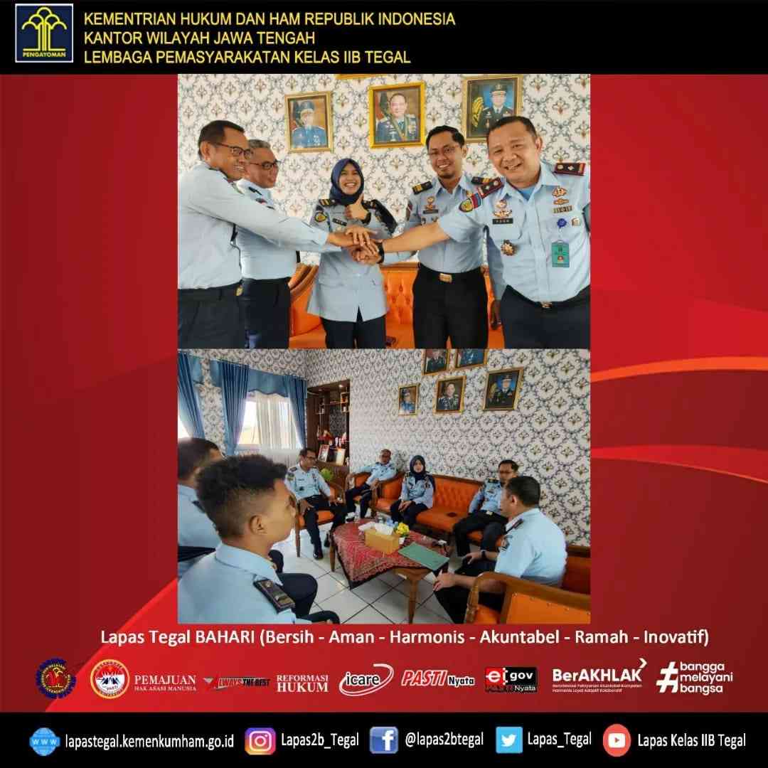 Serius Majukan Pembinaan Lapas Tegal Kanwil Kemenkumham Jateng Kalapas ...