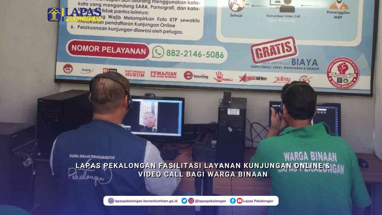 Lapas Pekalongan Fasilitasi Layanan Kunjungan Online Dan Video Call ...