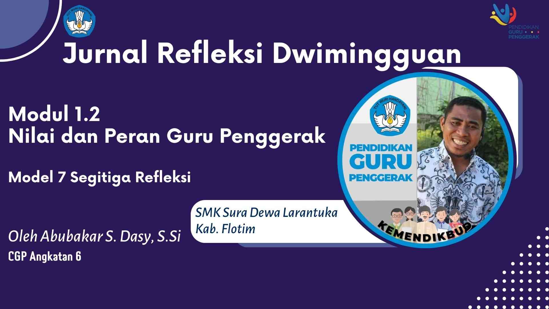 Jurnal Refleksi Dwimingguan Tentang Nilai Dan Peran Guru Penggerak ...