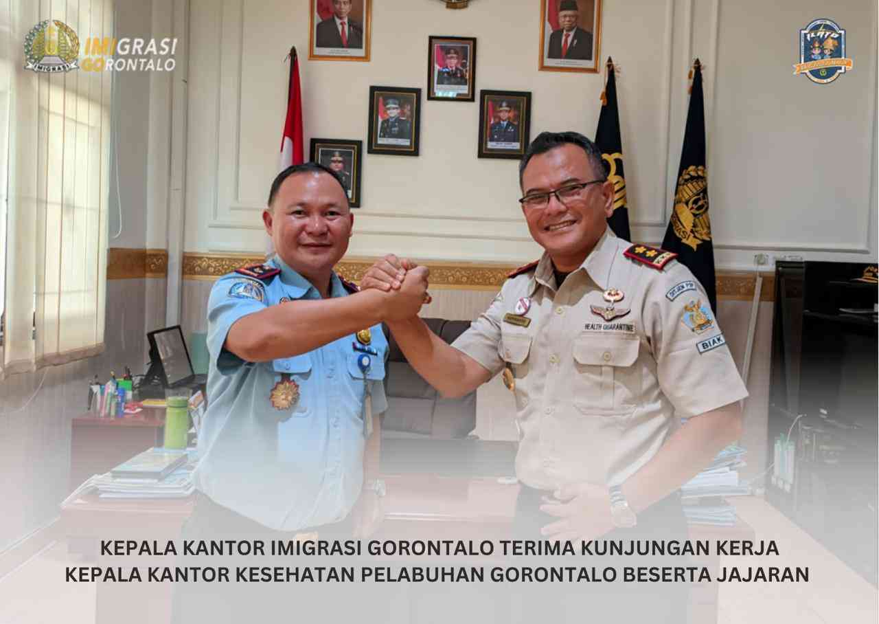 Kepala Kantor Imigrasi Gorontalo Terima Kunjungan Kerja Kepala Kantor ...