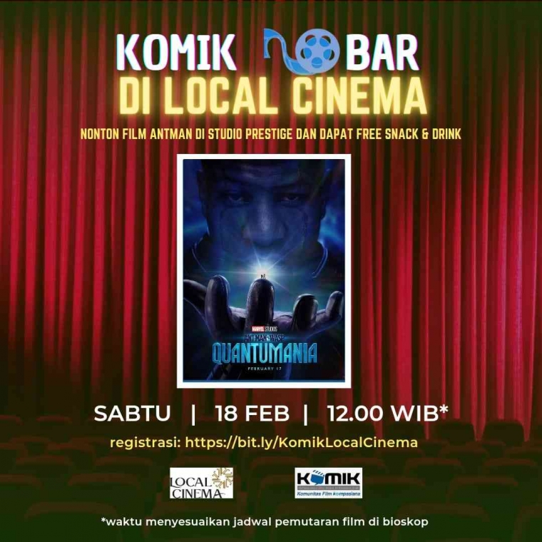 Yuk Ikutan Nobar Ant-Man and the Wasp: Quantumania di Local Cinema Fatmawati